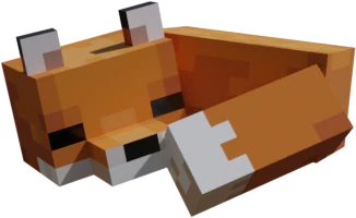 A sleeping fox image on lisia-nora.pl